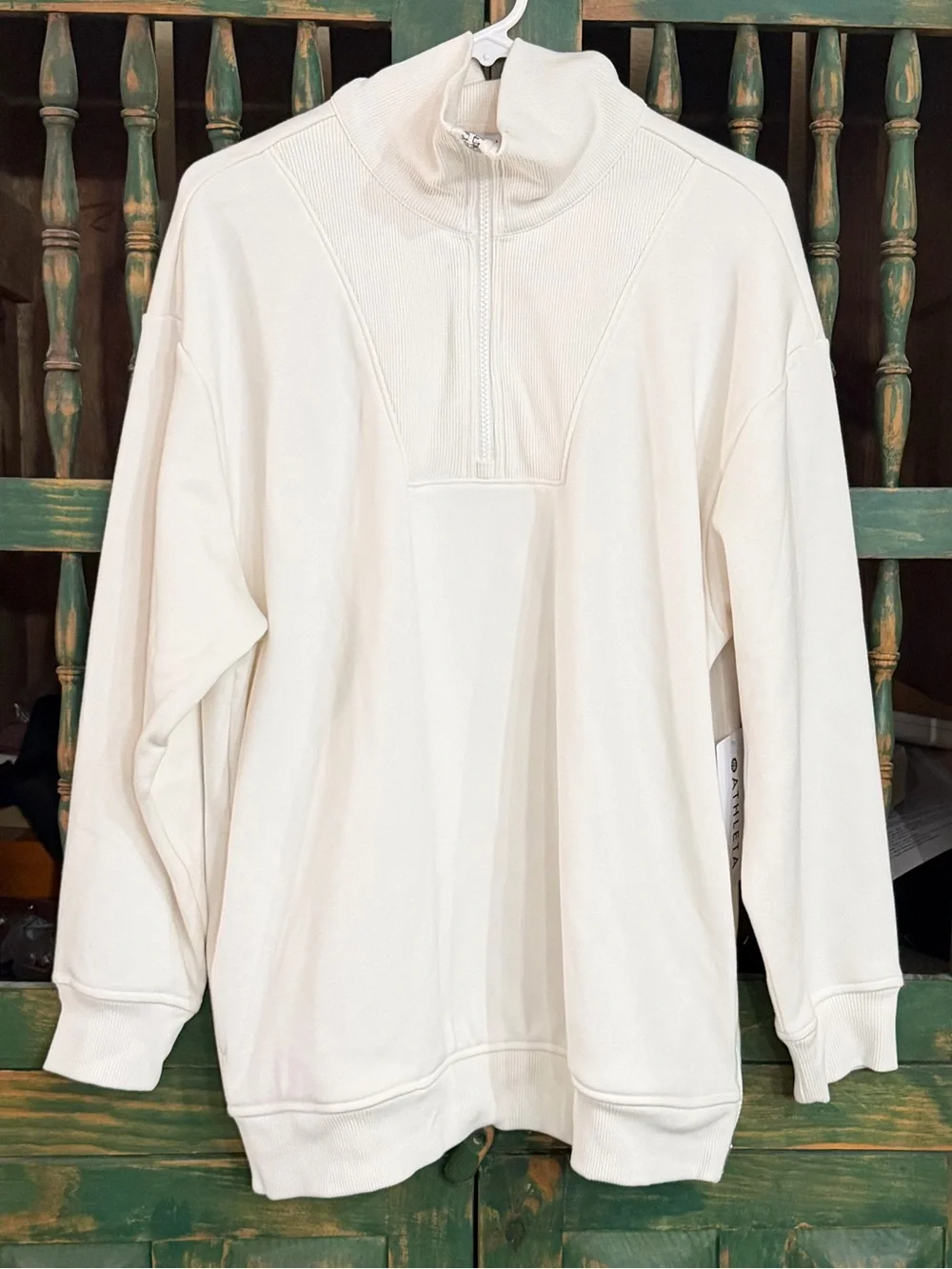 NWT Cozy Karma 1/2 Zip Sweatshirt - L - Picture 2 of 9